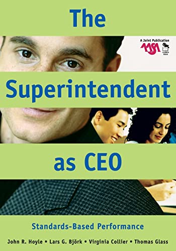 Beispielbild fr The Superintendent As CEO : Standards-Based Performance zum Verkauf von Better World Books