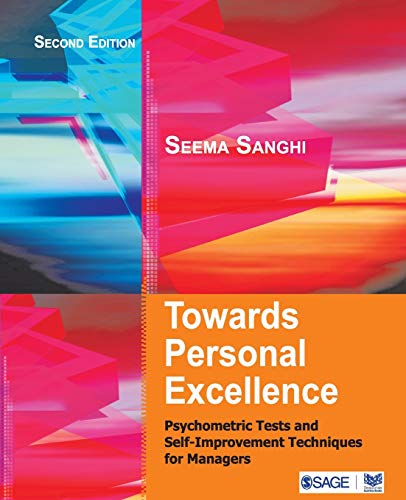 Beispielbild fr Towards Personal Excellence: Psychometric Tests and Self-Improvement Techniques for Managers zum Verkauf von AwesomeBooks