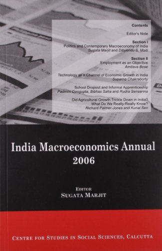 Stock image for India Macroeconomics Annual, 2006 for sale by Books Puddle