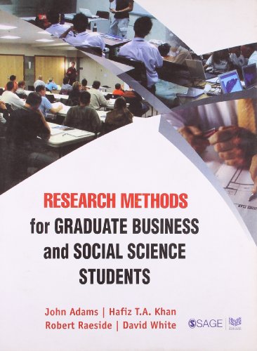 Stock image for Research Methods for Graduate Business and Social Science Students for sale by SecondSale