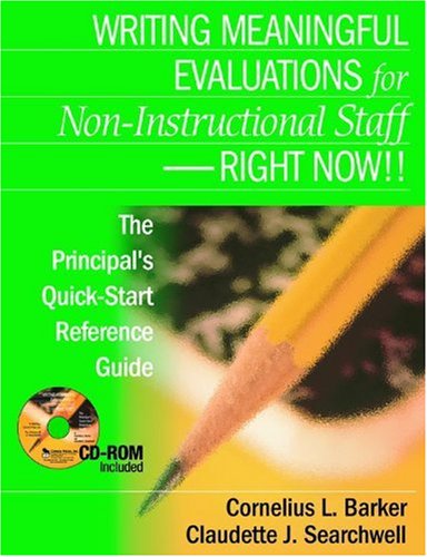 Beispielbild fr Writing Meaningful Evaluations for Non-Instructional Staff - Right Now!! zum Verkauf von Blackwell's