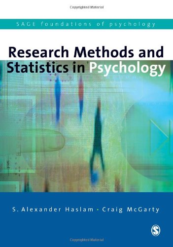9780761942924: Research Methods and Statistics in Psychology (SAGE Foundations of Psychology series)