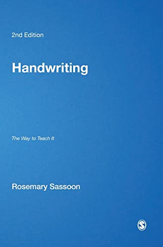Handwriting: The Way to Teach It (9780761943105) by Sassoon, Rosemary