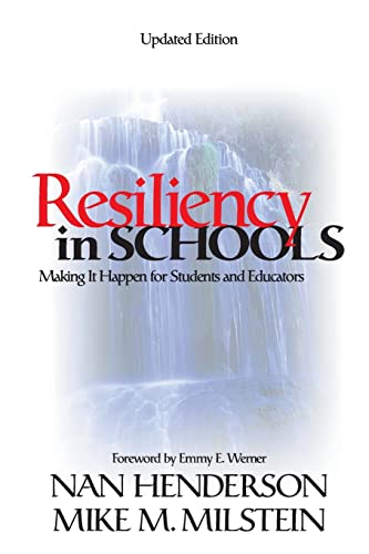 Stock image for Resiliency in Schools: Making It Happen for Students and Educators for sale by Reliant Bookstore