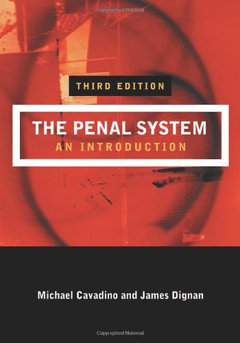 Beispielbild fr The Penal System: An Introduction zum Verkauf von AwesomeBooks