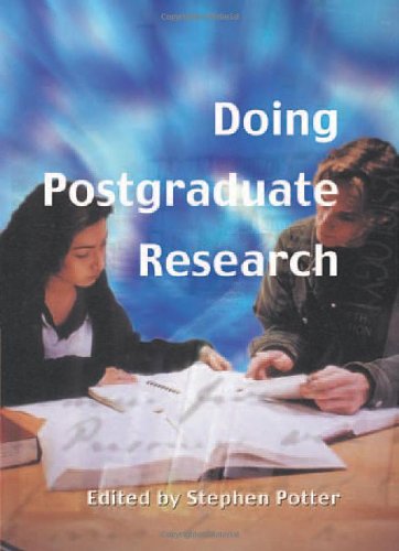 Imagen de archivo de Doing Postgraduate Research a la venta por Better World Books: West