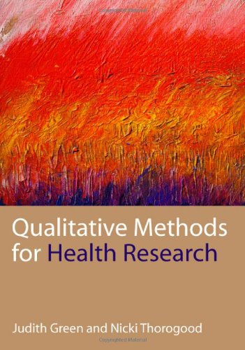 Beispielbild fr Qualitative Methods for Health Research (Introducing Qualitative Methods series) zum Verkauf von AwesomeBooks