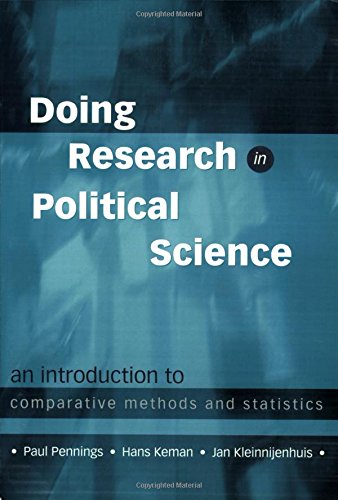 Stock image for Doing Research in Political Science: An Introduction to Comparative Methods and Statistics for sale by Wonder Book