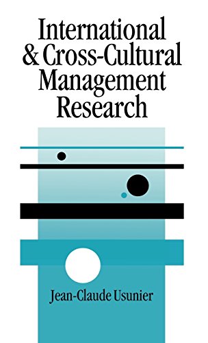 Stock image for International and Cross-Cultural Management Research for sale by Better World Books Ltd