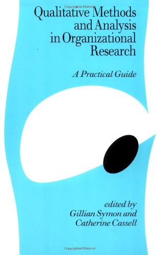 Imagen de archivo de Qualitative Methods and Analysis in Organizational Research: A Practical Guide a la venta por AwesomeBooks