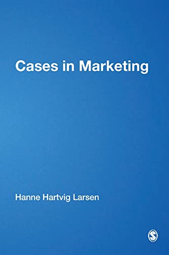 Stock image for CASES IN MARKETING. for sale by Cambridge Rare Books