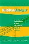 Multilevel Analysis : An Introduction to Basic and Advanced Multilevel Modeling : - Snijders, Tom A.B.; Bosker, Roel J.