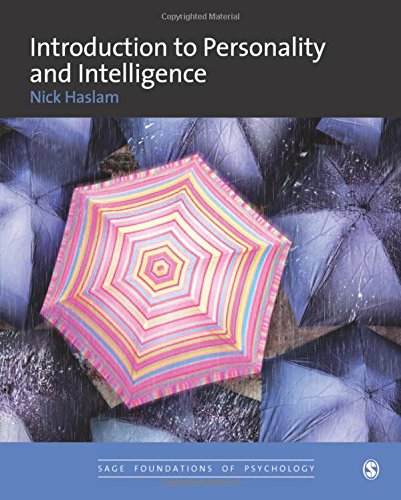 9780761960577: Introduction to Personality and Intelligence (SAGE Foundations of Psychology series)