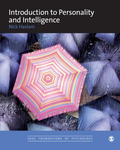 9780761960584: Introduction to Personality and Intelligence (SAGE Foundations of Psychology series)