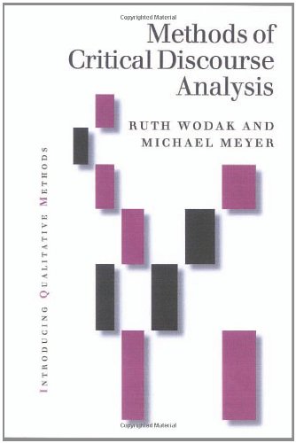 Imagen de archivo de Methods of Critical Discourse Analysis (Introducing Qualitative Methods series) a la venta por WorldofBooks