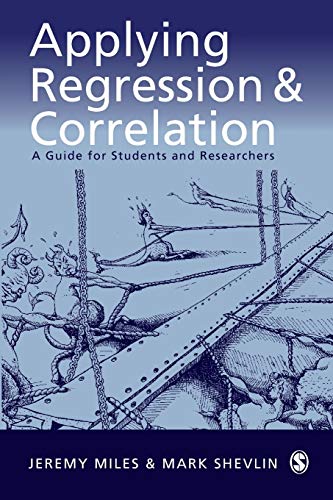 Beispielbild fr Applying Regression and Correlation: A Guide for Students and Researchers zum Verkauf von savehere619