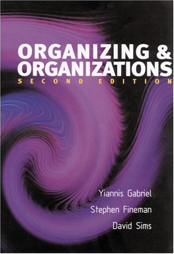 Beispielbild fr Organizing and Organizations : An Introduction zum Verkauf von Better World Books