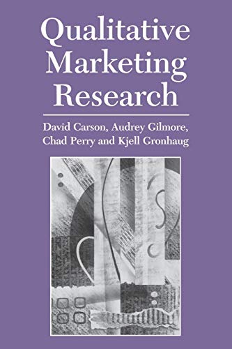 Imagen de archivo de Qualitative Marketing Research a la venta por Better World Books