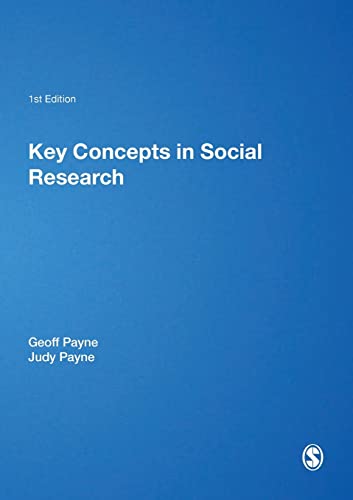 Imagen de archivo de Key Concepts in Social Research a la venta por Revaluation Books