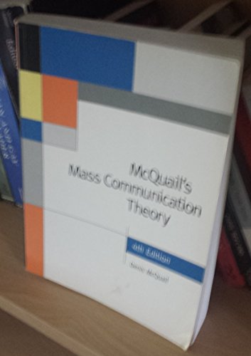 Imagen de archivo de McQuail's Mass Communication Theory a la venta por Better World Books