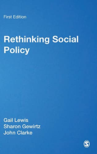 9780761967545: Rethinking Social Policy