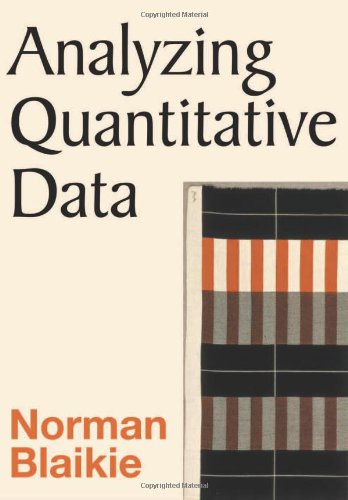 Beispielbild fr Analyzing Quantitative Data: From Description to Explanation zum Verkauf von Broad Street Books