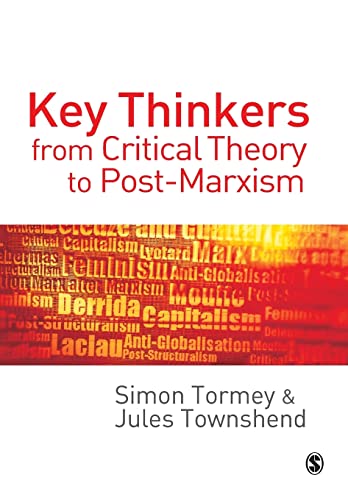 Imagen de archivo de Key Thinkers from Critical Theory to Post-Marxism (SAGE Politics Texts series) a la venta por Phatpocket Limited