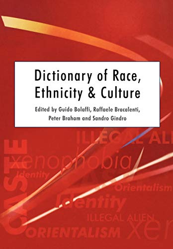 Beispielbild fr Dictionary of Race, Ethnicity And Culture zum Verkauf von HALCYON BOOKS