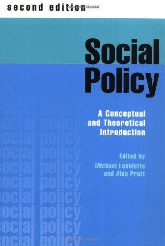 Beispielbild fr Social Policy: A Conceptual and Theoretical Introduction zum Verkauf von WorldofBooks