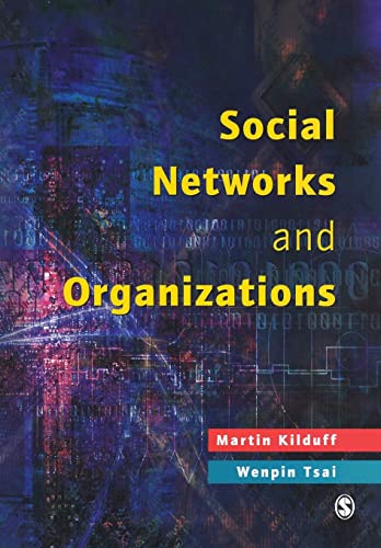 9780761969570: Social Networks and Organizations