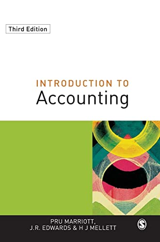 Beispielbild fr Introduction to Accounting (Accounting and Finance series) zum Verkauf von AwesomeBooks