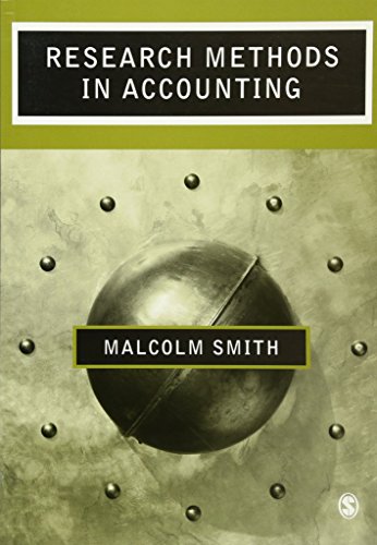 Stock image for Research Methods in Accounting for sale by Better World Books