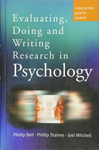 9780761971740: Evaluating, Doing and Writing Research in Psychology: A Step-by-Step Guide for Students