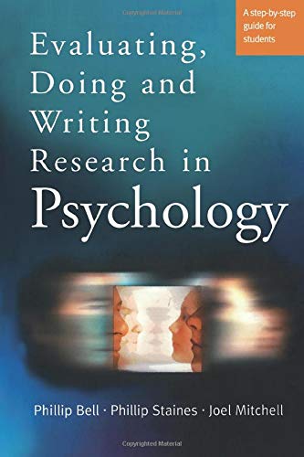 Stock image for Evaluating, Doing and Writing Research in Psychology: A Step-by-Step Guide for Students for sale by WorldofBooks
