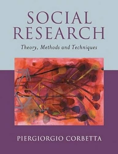 Imagen de archivo de Social Research Theory, Methods and Techniques a la venta por PBShop.store US