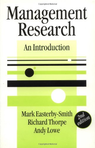 Imagen de archivo de Management Research : An Introduction a la venta por Better World Books