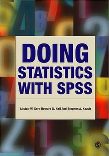 Stock image for Doing Statistics with SPSS for sale by Better World Books