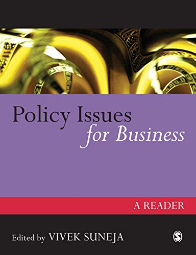 Stock image for Policy Issues for Business: A Reader for sale by Revaluation Books