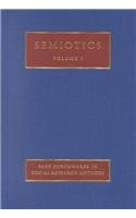 Semiotics (SAGE Benchmarks in Social Research Methods)