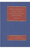 Beispielbild fr The European Tradition in Qualitative Research (SAGE Benchmarks in Social Research Methods) zum Verkauf von Phatpocket Limited