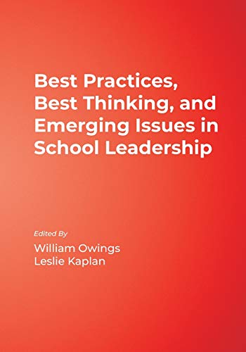 Beispielbild fr Best Practices, Best Thinking, and Emerging Issues in School Leadership zum Verkauf von SecondSale