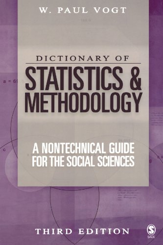 Beispielbild fr Dictionary of Statistics and Methodology : A Nontechnical Guide for the Social Sciences zum Verkauf von Better World Books