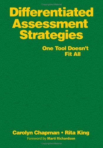 Beispielbild fr Differentiated Assessment Strategies: One Tool Doesn't Fit All zum Verkauf von SecondSale