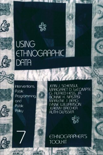 Beispielbild fr USING ETHNOGRAPHIC DATA: Interventions, Public Programming, and Public Policy (Ethnographer's Toolkit) zum Verkauf von Wonder Book