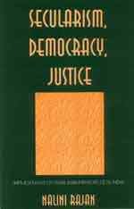 Secularism, Democracy, Justice: Implications of Rawlsian Principles in India