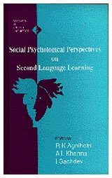 Stock image for Social Psychological Perspectives on Second Language Learning (Research in Applied Linguistics Series) (Volume 4) for sale by Anybook.com