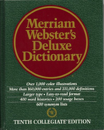 Beispielbild fr Dic Merriam Websters Deluxe Dictionary zum Verkauf von Ergodebooks