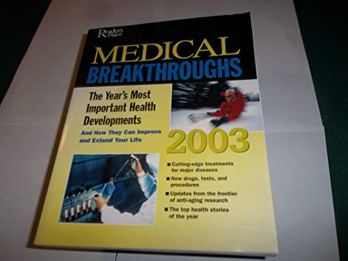 Stock image for Reader's Digest Medical Breakthroughs 2003 for sale by HPB-Ruby