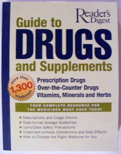 Beispielbild fr Reader's Digest Guide to Drugs and Supplements zum Verkauf von Better World Books