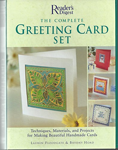 Beispielbild fr The Complete Greeting Card Set: Techniques, Materials, and Projects for Making Beautiful Handmade Cards (Reader's Digest) zum Verkauf von WorldofBooks